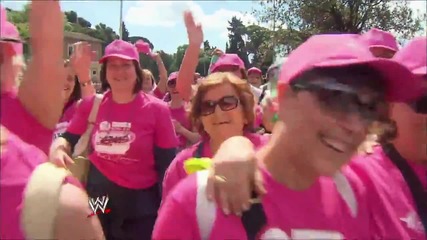 Wwe joins Rome's Susan G. Komen Italia Race for the Cure