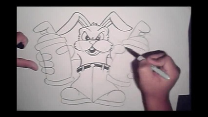 яко рисуване на заек 