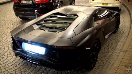 Matte Black Lamborghini Aventador Lp700-4