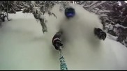 Екстремно каране на ски в планината!