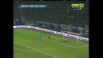 2008 Sv Hamburg (germany) 3-aston Villa (england) 1