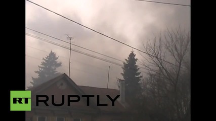 Russia: Blaze at Oryol pyrotechnics store engulfs nearby buildings
