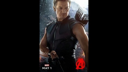 Див постер на Ястребовото Око от филма Отмъстителите: Ерата на Ултрон (2015)