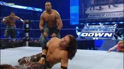 Smackdown 5.03.10 - John Morrison and R - Truth vs The Hart Dynasty vs Cryme Time 