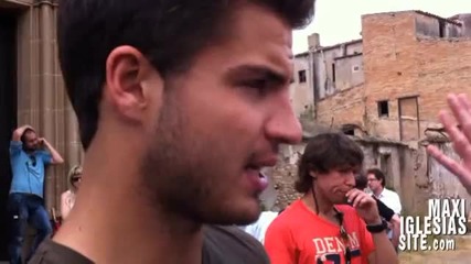 Entrevista a Maxi Iglesias en el rodaje de Xp3d