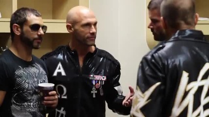 Austin Aries and Bobby Roode Can't Stand Bad Influence Chris Daniels and Kazarian- July 11, 2013
