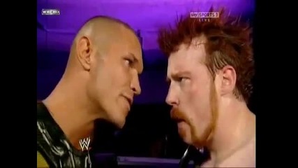 Sheamus and Randy Orton backstage