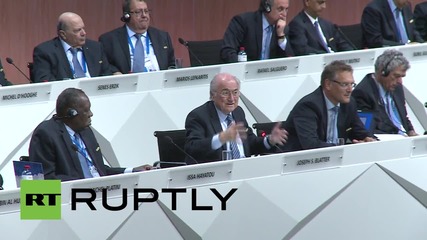Switzerland: "I am the president of everybody now," says FIFA President Sepp Blatter