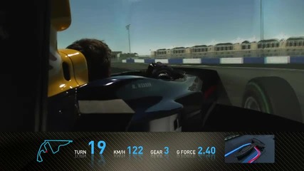Formula 1 2010 Track Simulation Abu Dhabi Mark Webber English 