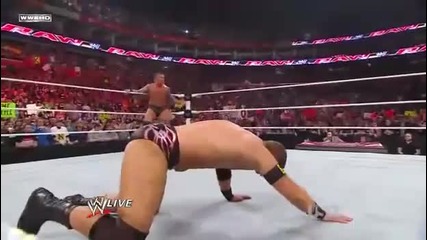 Randy Orton Punts Michael Mcgillicutty in the skull