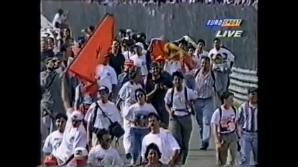 Jean Alesi Victory Celebration 1995 Canadian Gp