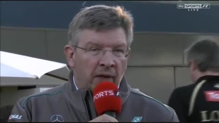 Sky Sports F1 2012 - интервю с Рос Браун след квалификацията на Гп на Австралия