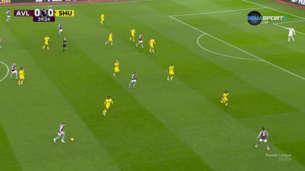 Астън Вила - Шефилд Юнайтед 0:0 /първо полувреме/
