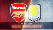 Arsenal vs. Aston Villa - Condensed Game