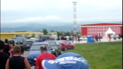 16 броя 21 инча хорни в камиона на Clear Sound - Национално Тунинг Шоу 2010 