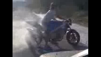 Гуги пали гуми с Cbr 600 F2