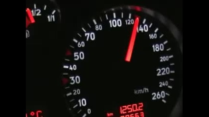 Tuned Audi Tt 1, 8t Quattro 2001 Acceleration Tacho 