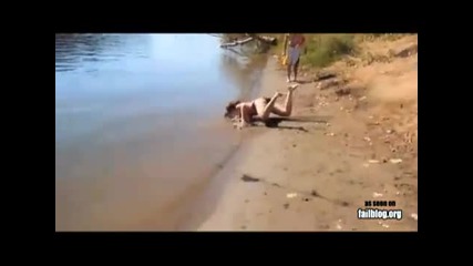 Swinging On A Rope Fail 