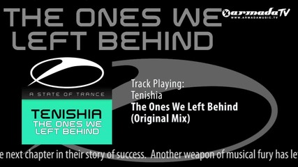 Tenishia - The Ones We Left Behind (original Mix)