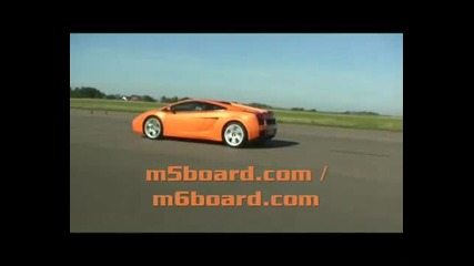 Bmw M6 vs Lamborghini Gallardo 