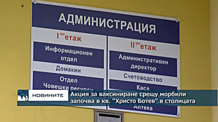 Акция за ваксиниране срещу морбили започва в кв. "Христо Ботев" в столицата