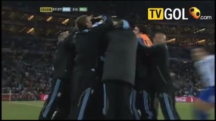 World Cup Аржентина - Мексико 3:1 