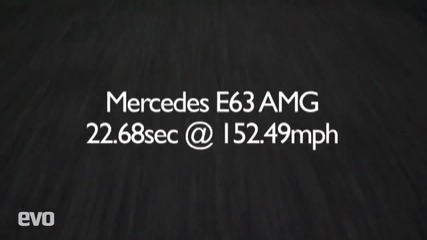 Drag race- Bmw M5 v Porsche Panamera S v Mercedes E63 Amg v Jaguar Xfr - evo