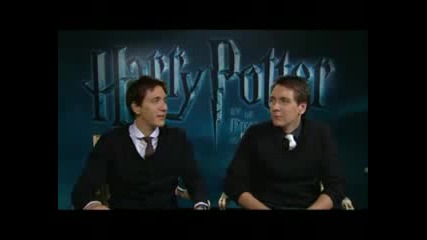 Interview Tom Felton, Bonnie Wright, Oliver and James Phelps 
