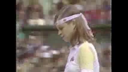 Chris Evert Lloyd vs Hana Mandlikova 1981 Wimbledon Final part 3