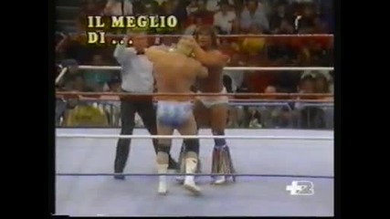 Wwf Wrestlemania 7 - Texas Tornado vs Dino Bravo
