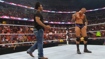 Randy Orton RKOs Wade Barrett, Darren Young, Edge and Sheamus: Raw, Sept. 6, 2010 (WWE Network Exclusive)