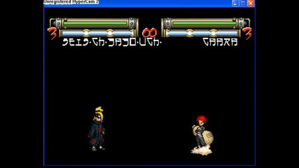 Akatsuki Rock vs Gaara Mugen