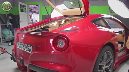 Как се създава поръчкова аудио система на Ferrari F12 Berlinetta Brian's Custom Audio