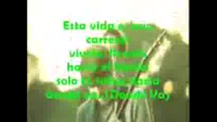 Esta vida es una carrera. Letra (lyrics)_(360p)