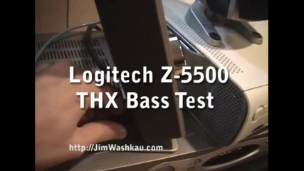 Logitech Z-5500 Thx Bass Tests