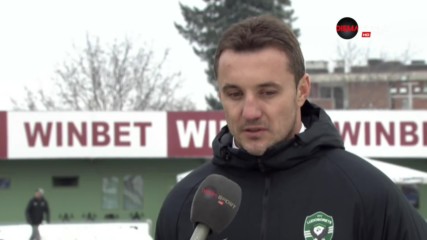Станислав Генчев след успеха с 3:0 над Септември