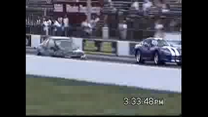 Dodge Neon Viper Drag Race