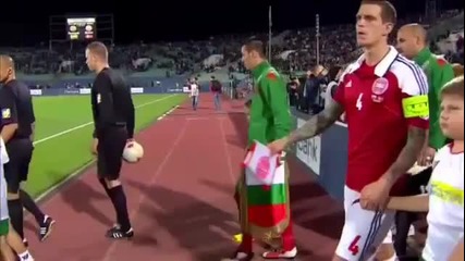 България Дания 1-1 Световна Квалификация за Световното първенство по футбол 2014 в Бразилия