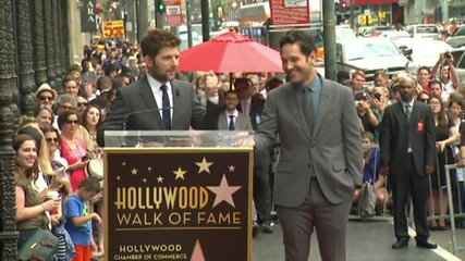 Paul Rudd Gets A Star And Michael Douglas Jokes About It