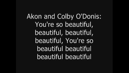Akon - Beautiful ( Lyrics )