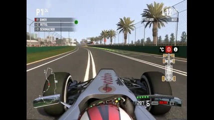 F1 2011 game мелбърн