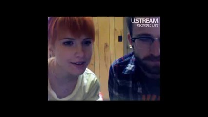 Live Chat with Hayley and Jeremy from Paramore Part 3