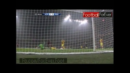 Милан - Барселона 1:0, Робиньо (9)