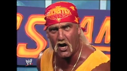 Hulk Hogan _ The Ultimate Warrior Promo Summerslam 1991