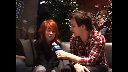 Paramore - Westwood One Backstage at the 2008 Grammys
