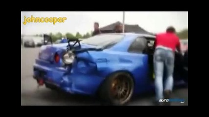 Nissan Skyline - Drift Crash 