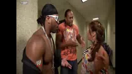 Mickie James With Cryme Time & Kelly Kelly