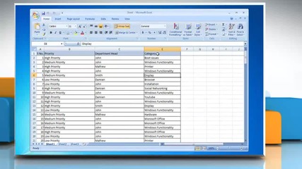 Excel: How to use 'filter'