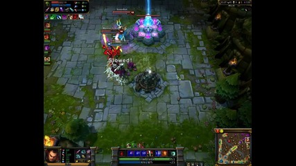 League Of Legends penta kill with darious (vs bots)