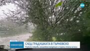 След градушката във Великотърновско: Отнесени покриви и стотици изпочупени коли